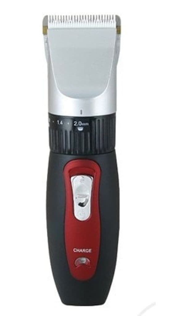 TOSATORE TOSATRICE PER CANI 4 PETTINI TOSACANE CANI RASOIO SENZA FILO RFCD-2298 - 5