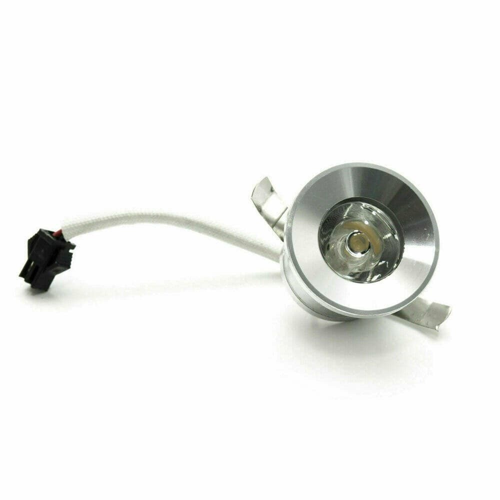 FARETTO INCASSO LED 1 WATT MINI SPOT LUCE FREDDA CALDA NATURALE BLU VERDE ROSSA - 3