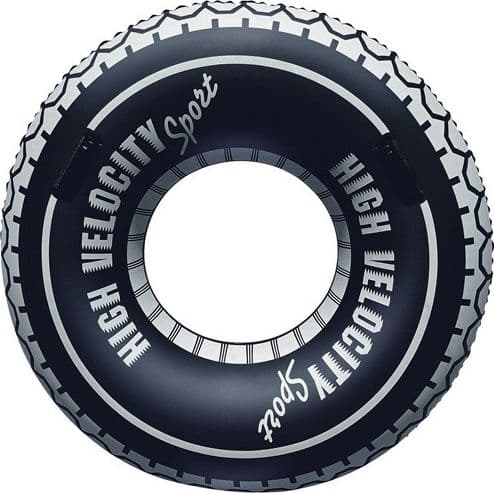 CIAMBELLA SALVAGENTE GONFIABILE CON MANIGLIE FORMA DI RUOTA GRANDE 119 CM GONFIABILI 36102 - 17
