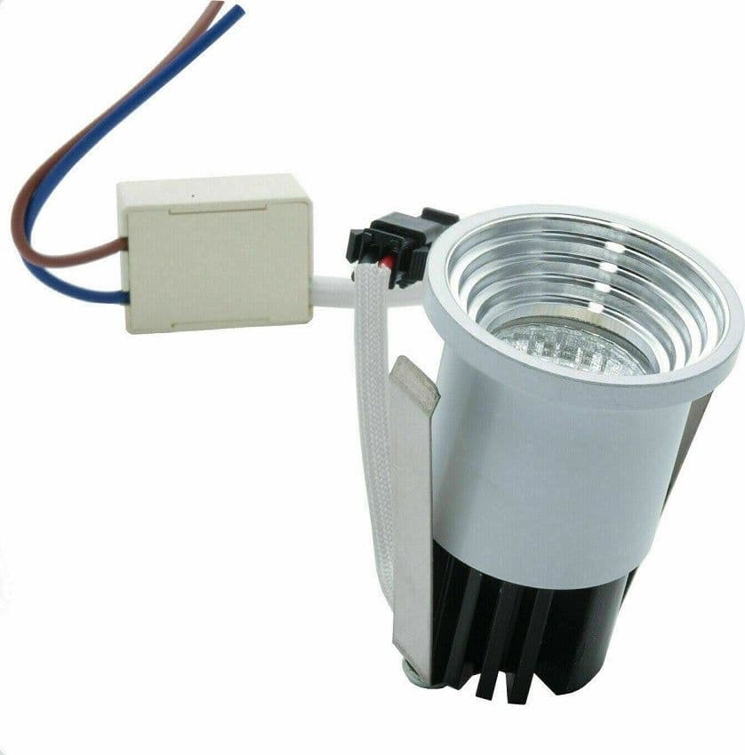 FARETTO COB INCASSO 3 W MINI PUNTO LUCE BORDO BIANCO LUCE CALDA FREDDA NATURALE - 2