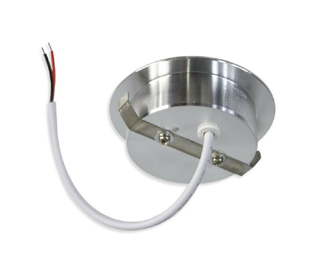 FARETTO LED 3W AD INCASSO ROTONDO LUCE CALDA FREDDA NATURALE OPACO BORDO ARGENTO - 2