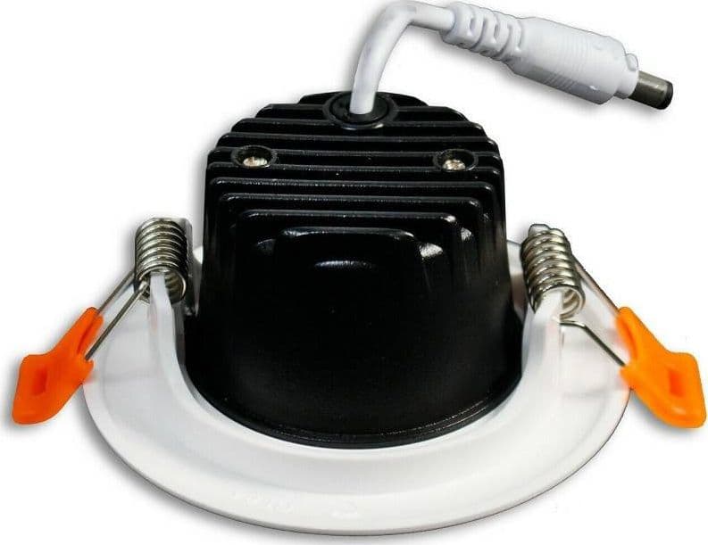 FARETTO INCASSO TONDO LED 6W LUCE FREDDA 6500K CALDA 3000K NATURALE 4000K P-72A - 2
