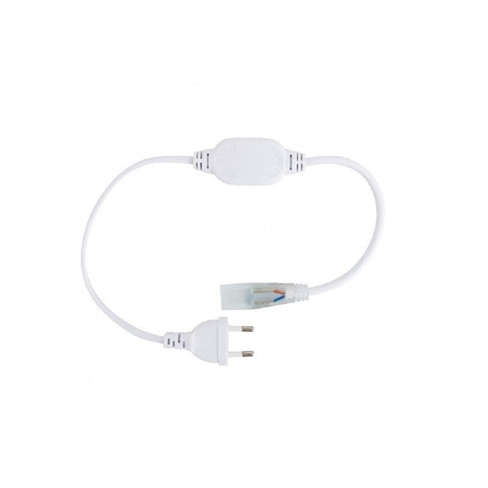 SPINA PER STRISCE LED 8MM 220V PRESA ACCENSIONE STRIP LED S-220V-8 RADDRIZZATORE - 2