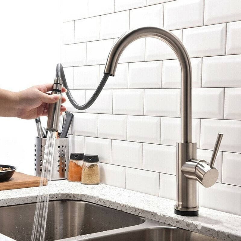 RUBINETTO MONOCOMANDO LAVELLO CUCINA CON SENSORE TOUCH CON DOCCETTA ESTRAIBILE - 3