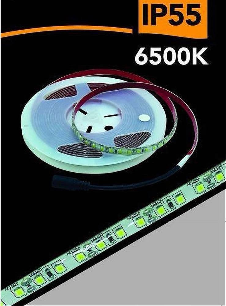 STRISCIA LED 2835 5MT BOBINA LUCE 4000K 3000K 6500K WATERPROF IP55 2835-12V - 6