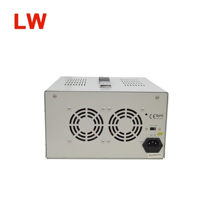 ALIMENTATORE STABILIZZATO DA BANCO DUE CANALI TRASFORMATORE REGOLABILE 60V 5A - 2