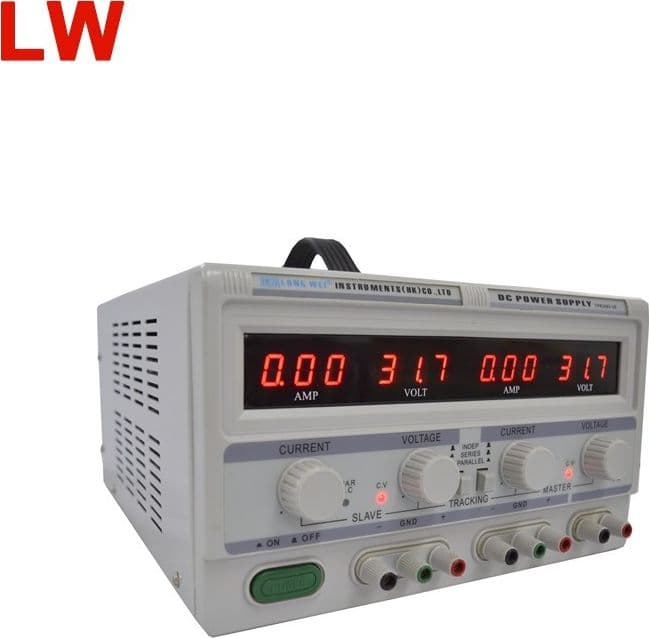 ALIMENTATORE STABILIZZATO DA BANCO DUE CANALI TRASFORMATORE REGOLABILE 60V 5A - 3