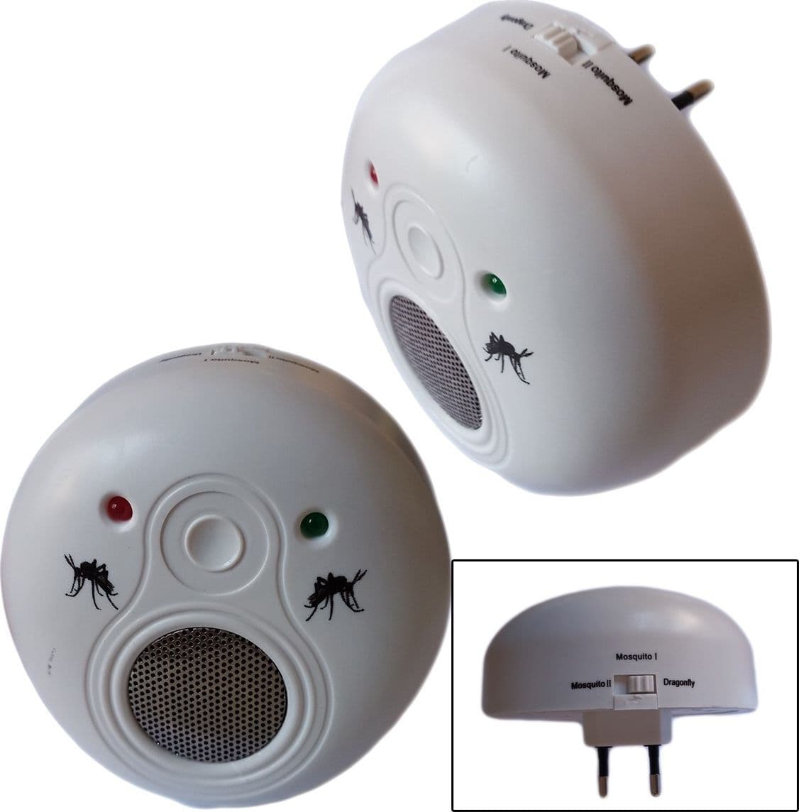 REPELLENTE ELETTRICO SCACCIA ALLONTANA ZANZARE INSETTI CON ULTRASUONI KE-915E - 5