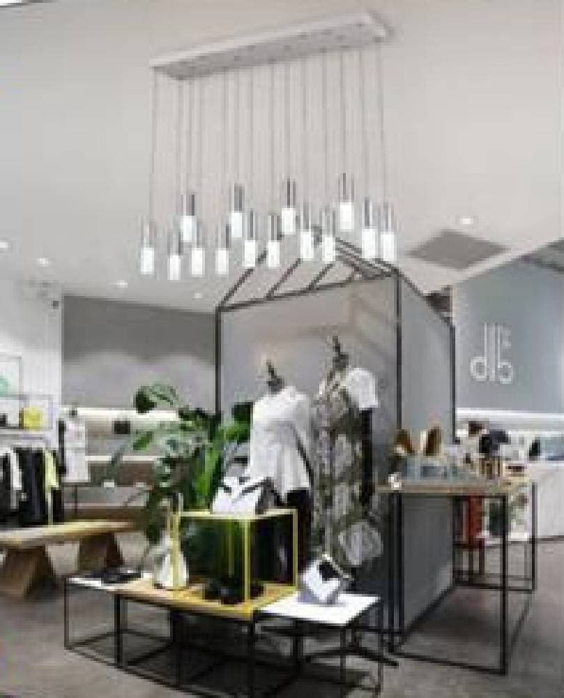 LAMPADARIO SOFFITTO A SOSPENSIONE 14 CILINDRI PENDENTI DESIGN MODERNO 6500K B05 - 2