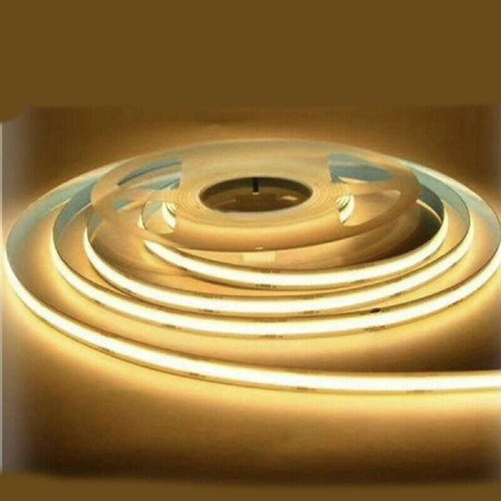STRISCIA LED FLESSIBILE STRIP LED COB 24V 10MT LUCE FREDDA CALDA NATURALE 24VCOB - 8