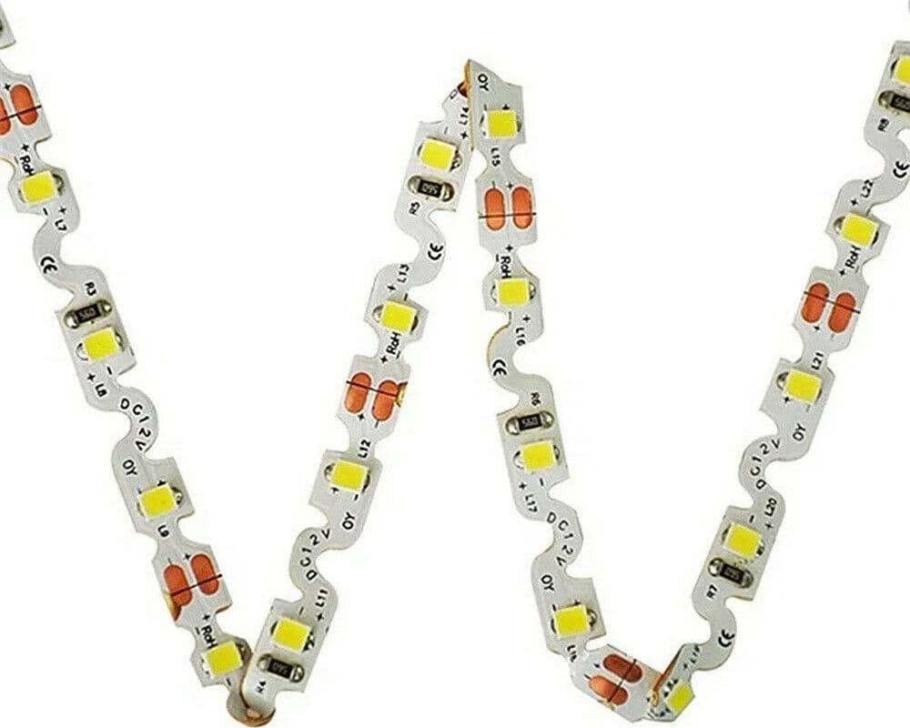 STRISCIA FLESSIBILE STRIP LED MODELLABILE 5MT SMD 2835 VARI TONI LUCE 2835-12V-S - 10