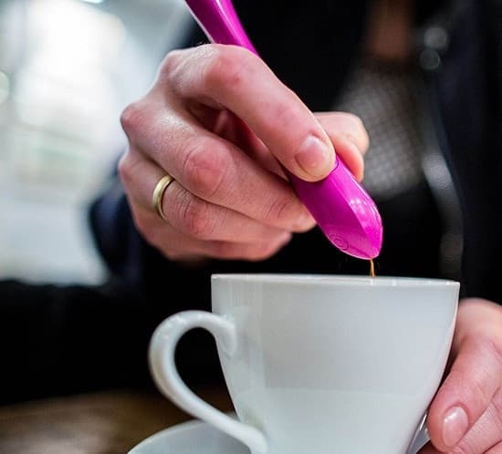 PENNA DECORATIVA CAFFE ELETTRICA SPICE PEN TORTA DECORAZIONI CAPPUCCINO CACAO - 8