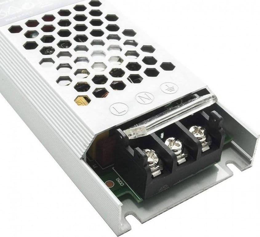 ALIMENTATORE STABILIZZATO 2 USCITE 100 W SLIM TRASFORMATORE 24 V 4.2A S24V-100W - 4