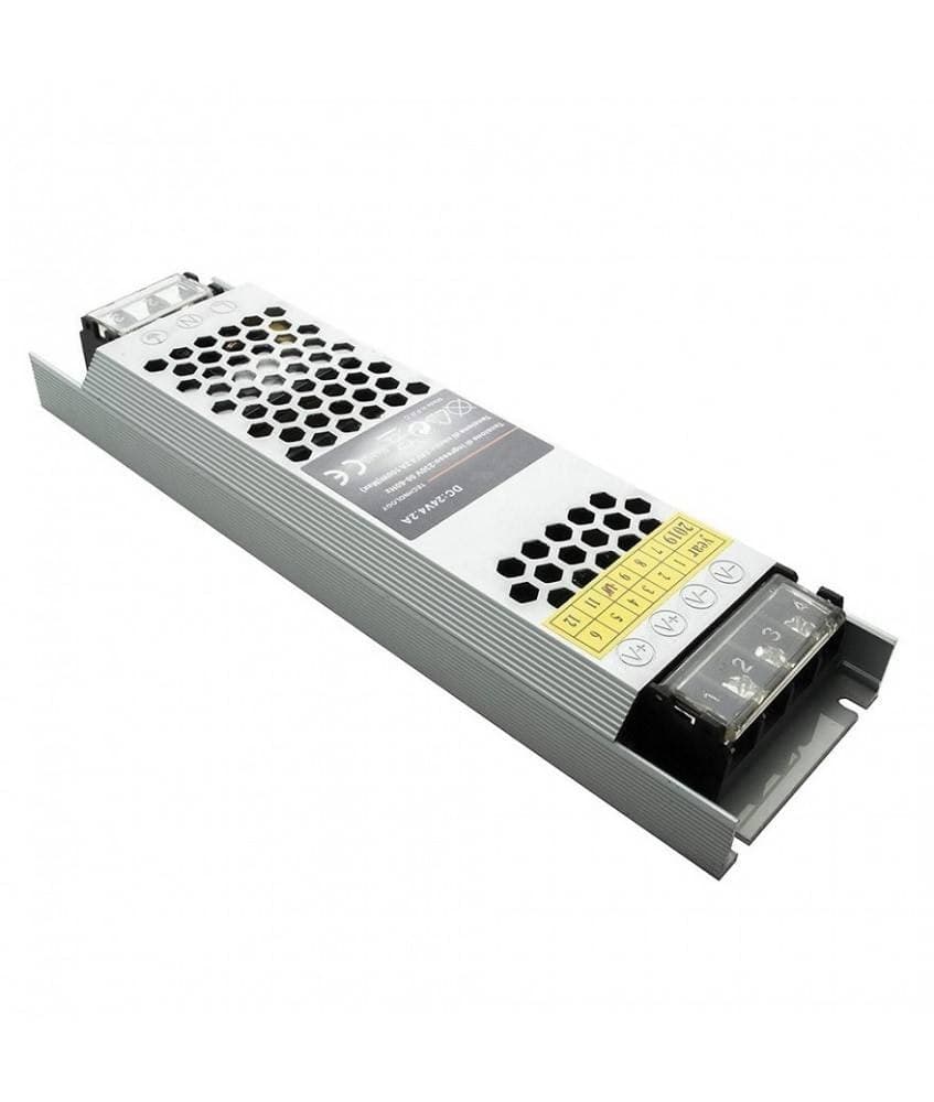 ALIMENTATORE STABILIZZATO 2 USCITE 100 W SLIM TRASFORMATORE 24 V 4.2A S24V-100W - 5