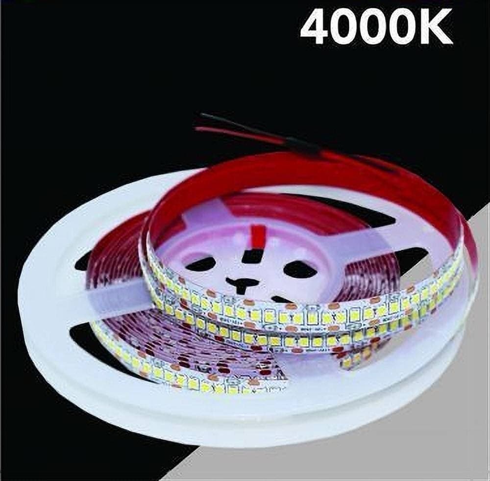 STRISCIA LED SMD 2835 STRIP 5 MT BOBINA LUCE NATURALE CALDA FREDDA 2835 12V - 8