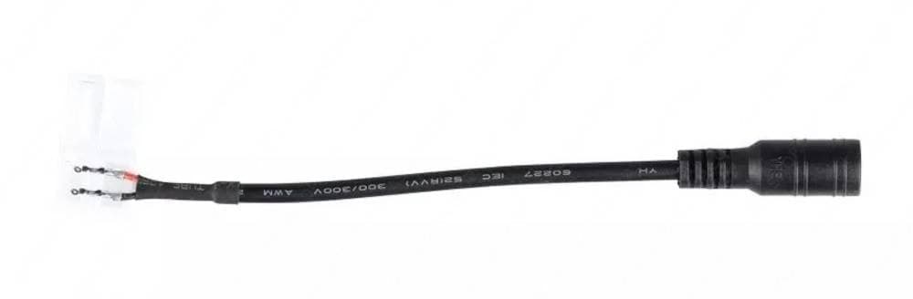 CONNETTORE PER STRISCE LED 10MM CLIP 2 PIN JACK PER STRIP LED MONOCOLORE 10MM-DC - 3