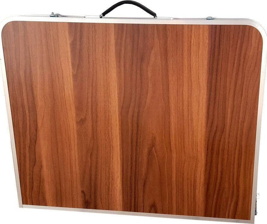 TAVOLO PIEGHEVOLE RICHIUDIBILE TAVOLINO DA ESTERNO 96 X 60 CM CAMPEGGIO BARBECUE - 2