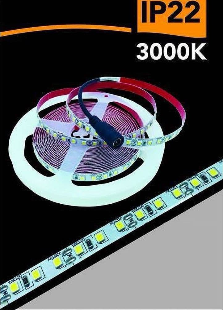 STRISCIA LED 2835 STRIP 5MT BOBINA LUCE 3000K 4000K 6500K BLU IP22 2835-12V - 6
