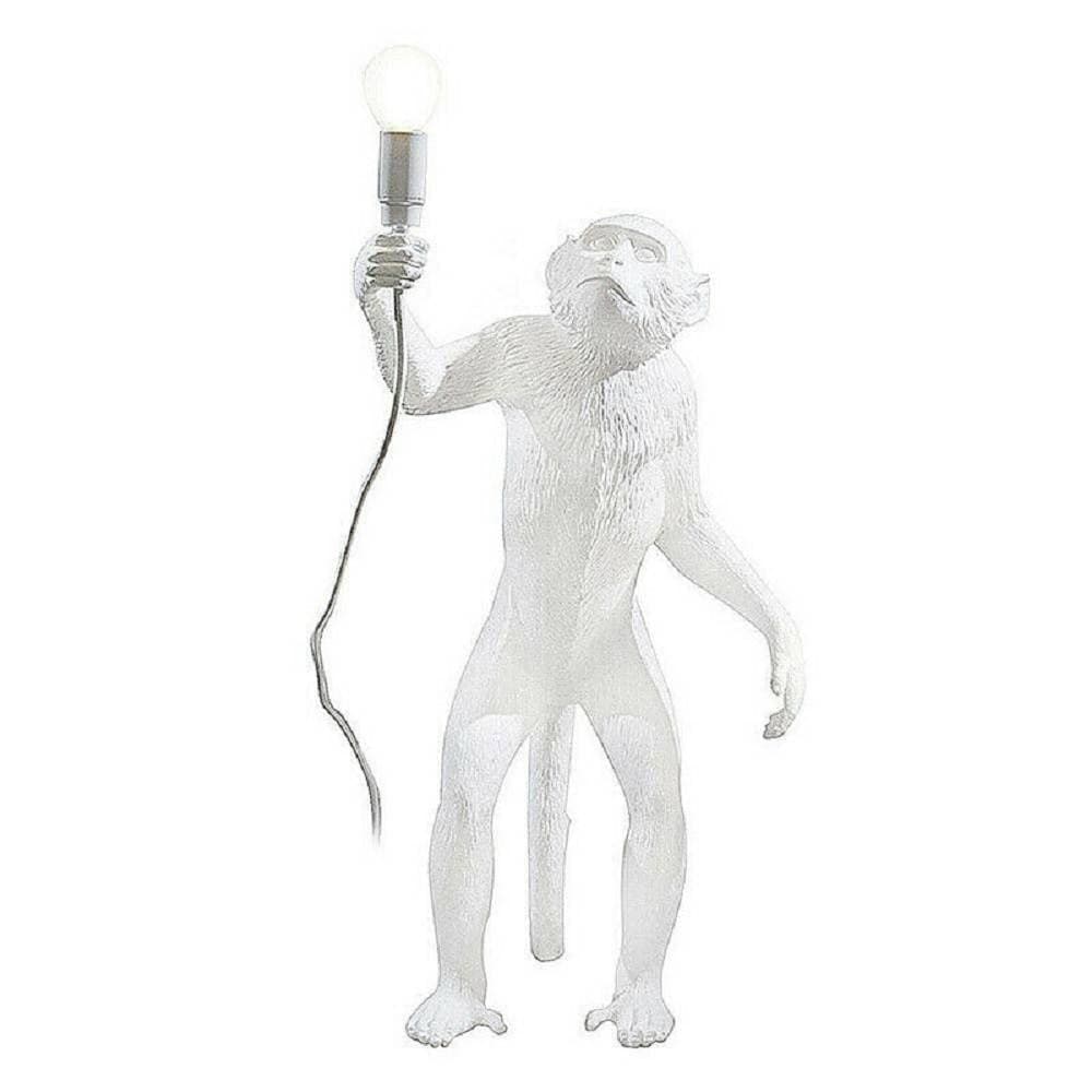 LAMPADA DA TERRA PIANTANA MODERNA ATTACCO E27 FORMA SCIMMIA LUCE DECORATIVE D08 - 2