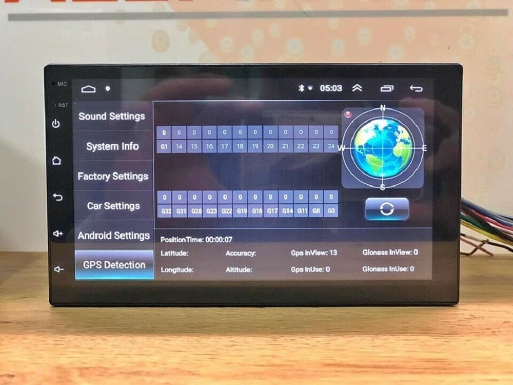 AUTORADIO DOPPIO DIN ANDROID 8.1 NAVIGATORE GPS MIRROR LINK BLUETOOTH STEREO - 5