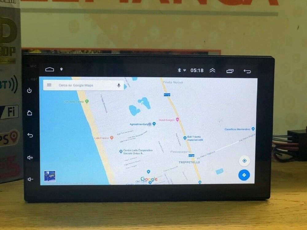 AUTORADIO DOPPIO DIN ANDROID 8.1 NAVIGATORE GPS MIRROR LINK BLUETOOTH STEREO - 6