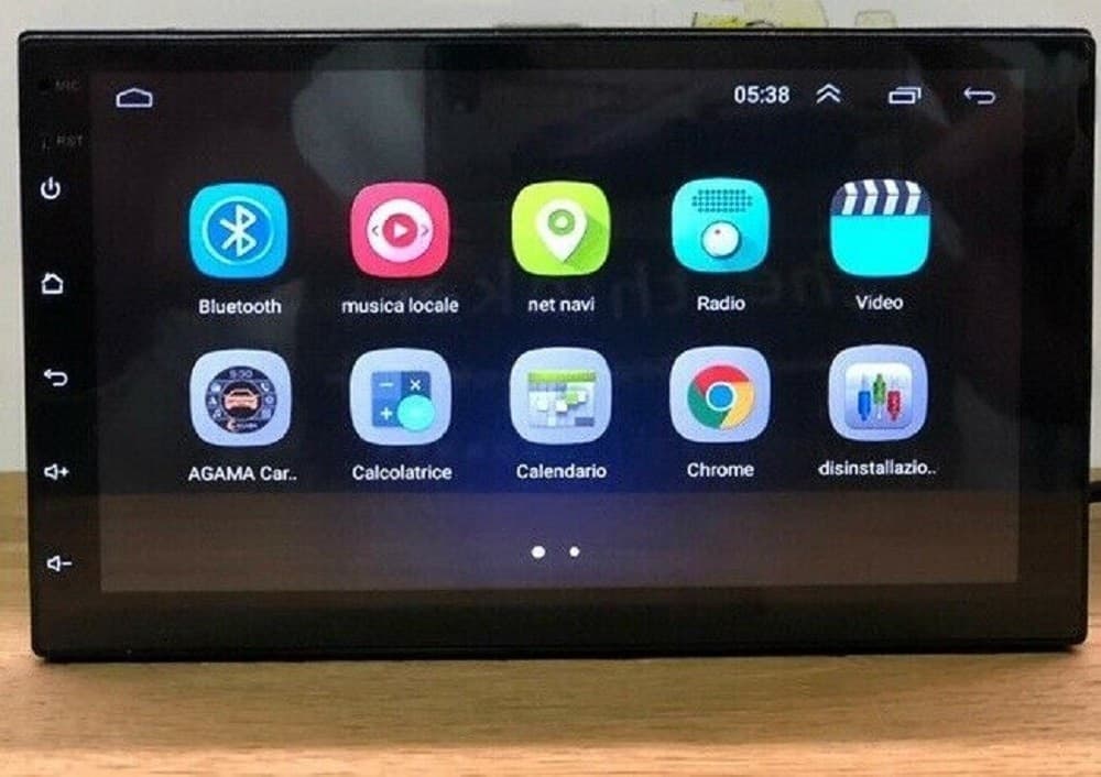 AUTORADIO DOPPIO DIN ANDROID 8.1 NAVIGATORE GPS MIRROR LINK BLUETOOTH STEREO - 7