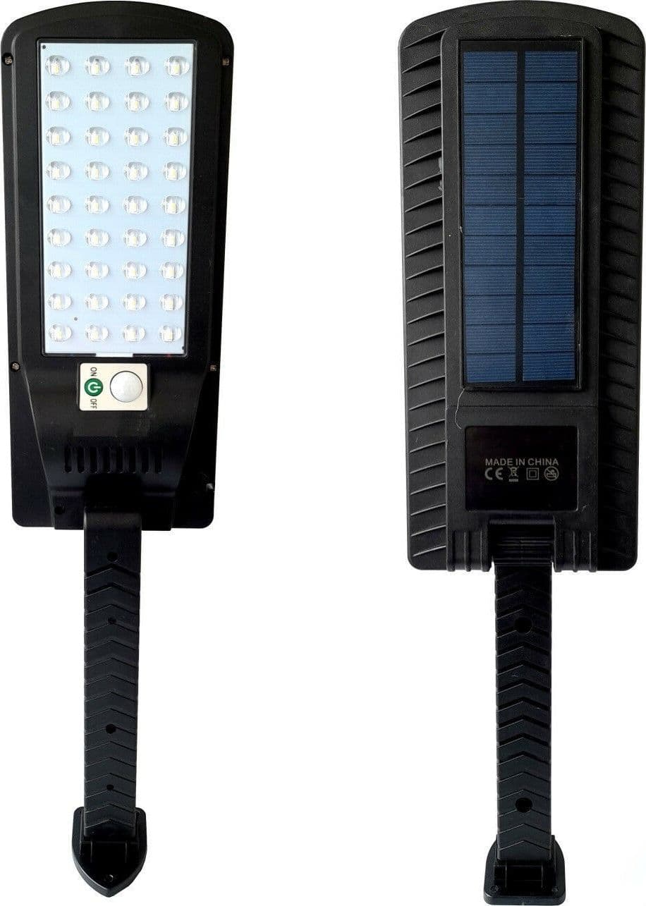 FARO LAMPIONE STRADALE SOLARE FOTOVOLTAICO SENSORE DI MOVIMENTO 120W T-9329 - 2