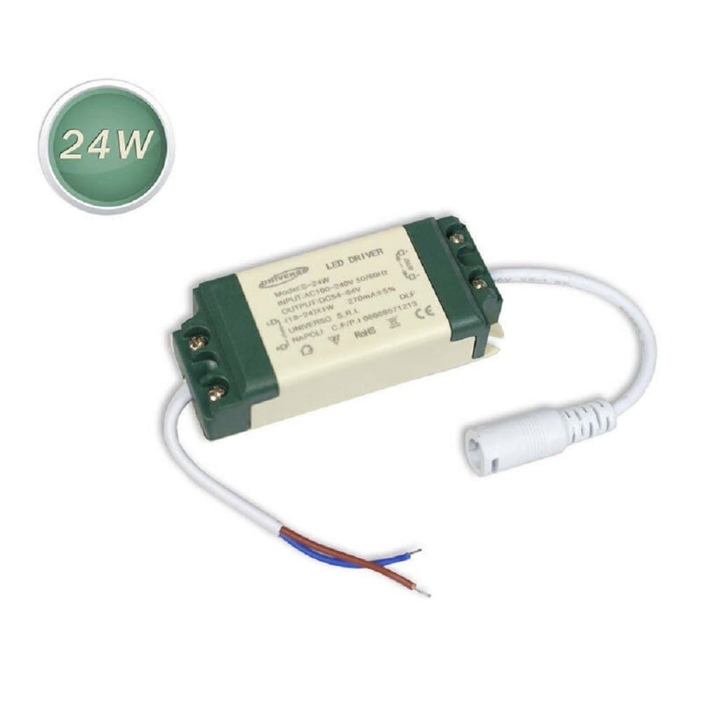DRIVER ALIMENTATORE LED TRASFORMATORE 3 7 12 18 24 W STABILIZZATO CORRENTE FARO - 11
