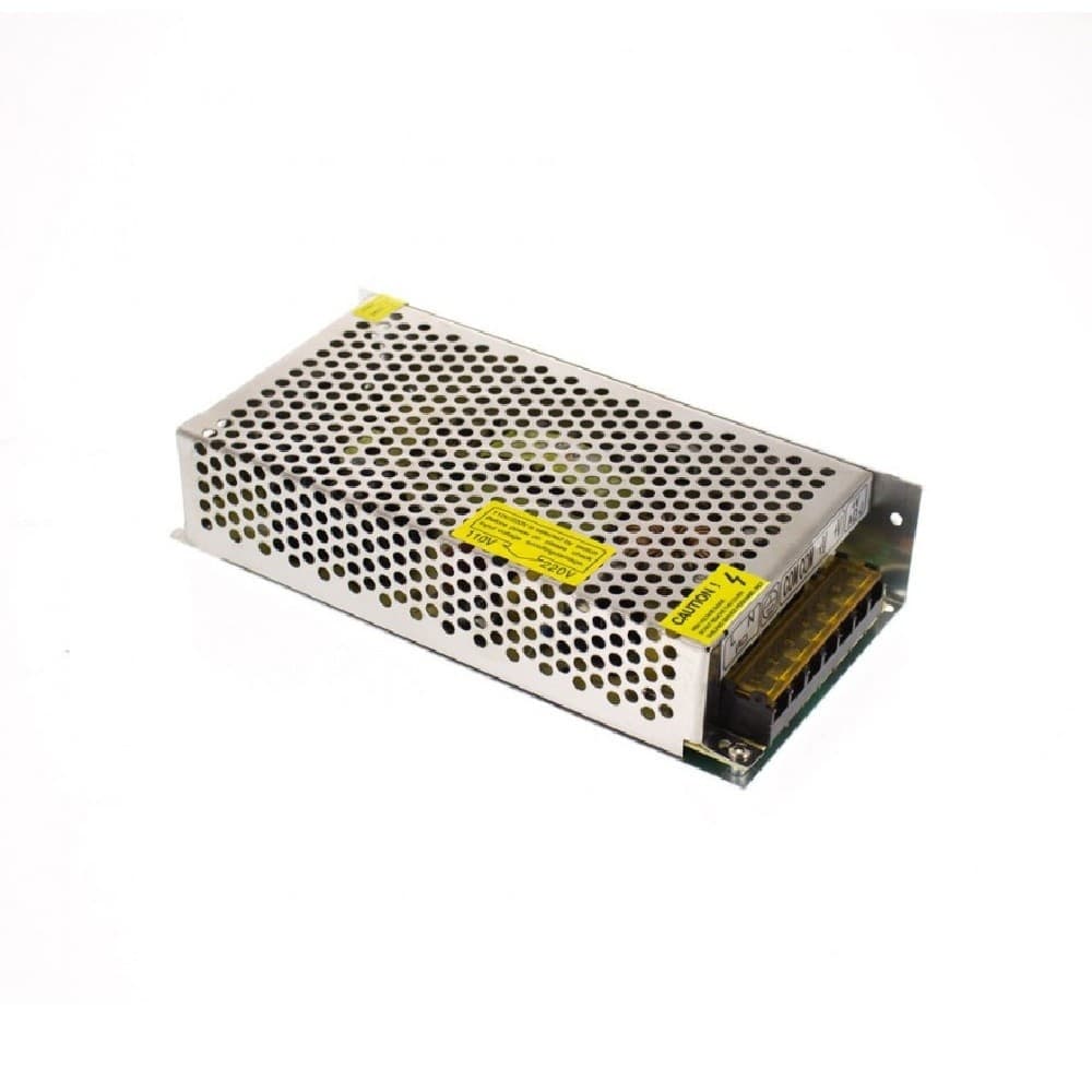 ALIMENTATORE STABILIZZATO 12V 10 AMPERE TRASFORMATORE 120 WATT 110-230V S-10AA - 2