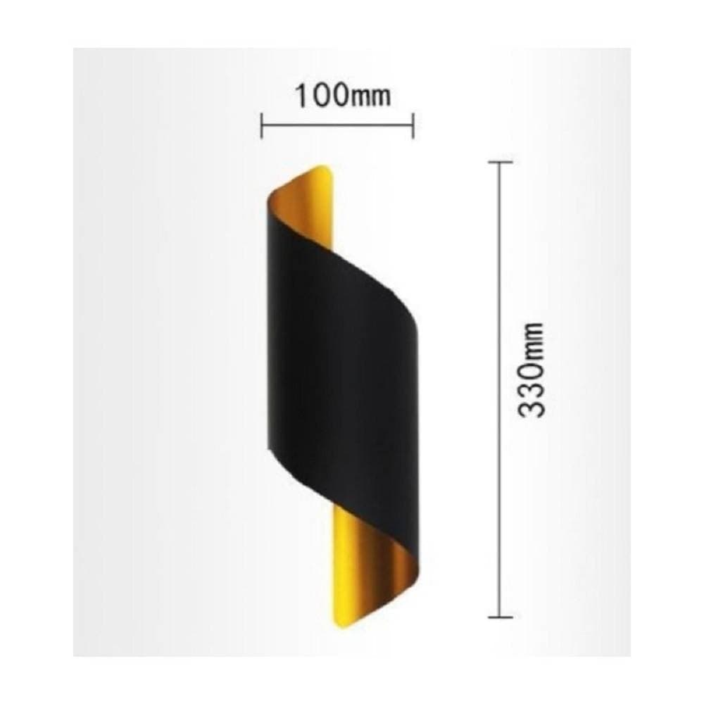 APPLIQUE DA PARETE LED ATTACCO G9 DOPPIA LUCE LAMPADA DESIGN MODERNO SPIRALE E53 - 3