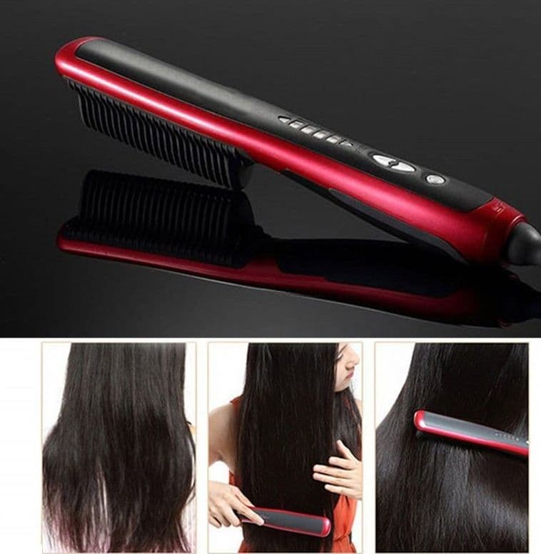SPAZZOLA LISCIANTE PL388 IONIZZANTE TECNOLOGIA PTC HAIR COMB FINO A 210° - 2