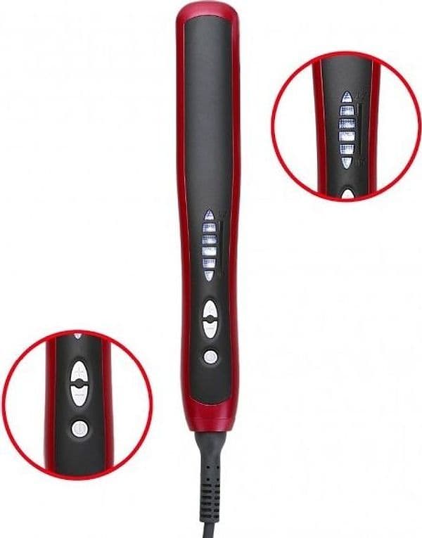 SPAZZOLA LISCIANTE PL388 IONIZZANTE TECNOLOGIA PTC HAIR COMB FINO A 210° - 4