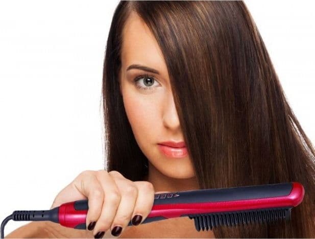 SPAZZOLA LISCIANTE PL388 IONIZZANTE TECNOLOGIA PTC HAIR COMB FINO A 210° - 8