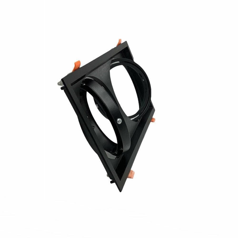PORTA FARETTO INCASSO DOPPIO FARETTO AR111 RETTANGOLARE ORIENTABILE P-AR111-2 - 5