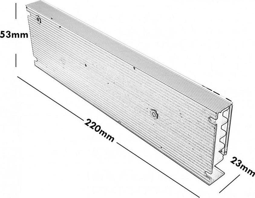 ALIMENTATORE STABILIZZATO TRASFORMATORE SLIM 12.5A 12V 150 WATT IP22 S-12V-150W - 4