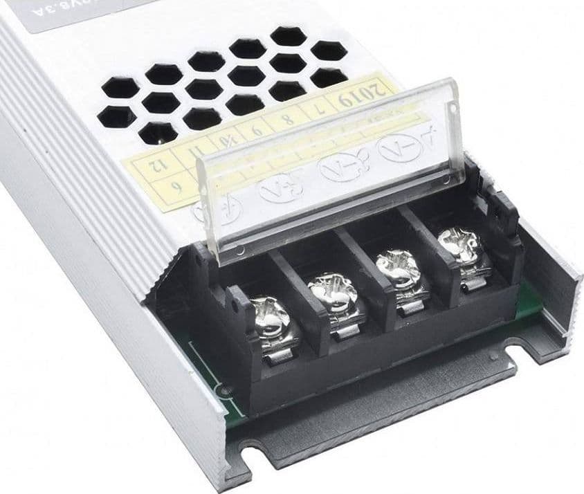 ALIMENTATORE TRASFORMATORE STABILIZZATO SLIM 16.7A 12V 110-230V 200W S-12V-200W - 2