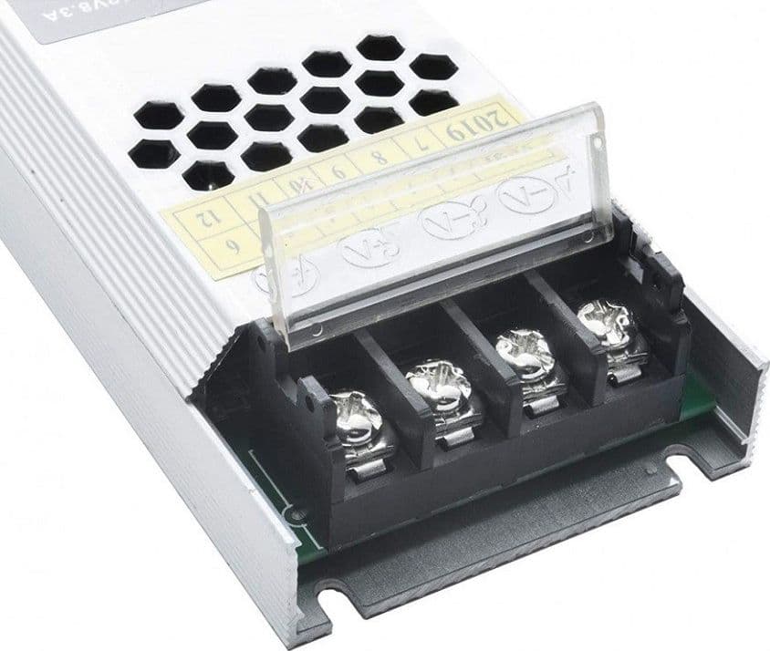 ALIMENTATORE STABILIZZATO TRASFORMATORE SLIM 8.3A 12V 100 WATT IP20 S-12V-100W - 2