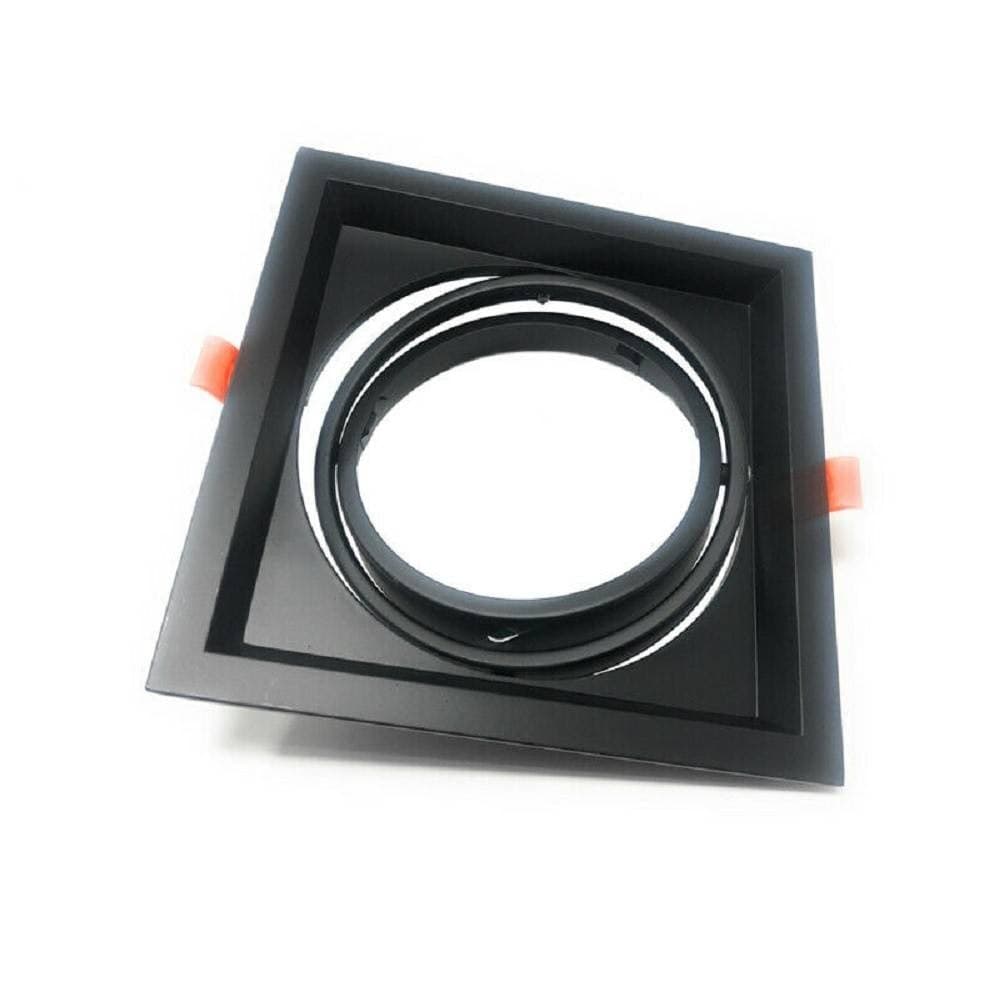 PORTAFARETTO INCASSO AR111 QUADRATO SUPPORTO PER FARETTI ILLUMINAZIONE P-AR111-1 - 5