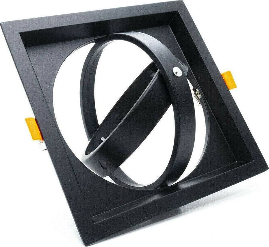 PORTAFARETTO INCASSO AR111 QUADRATO SUPPORTO PER FARETTI ILLUMINAZIONE P-AR111-1 - 7
