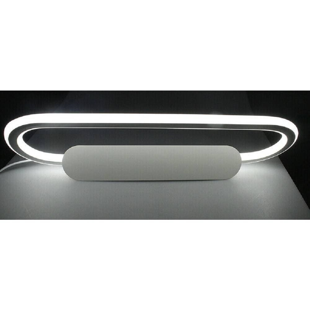 APPLIQUE LED LAMPADA DA SPECCHIO 16W OVALE BAGNO LUCE 3000K 6500K 4000K 45CM F06 - 4