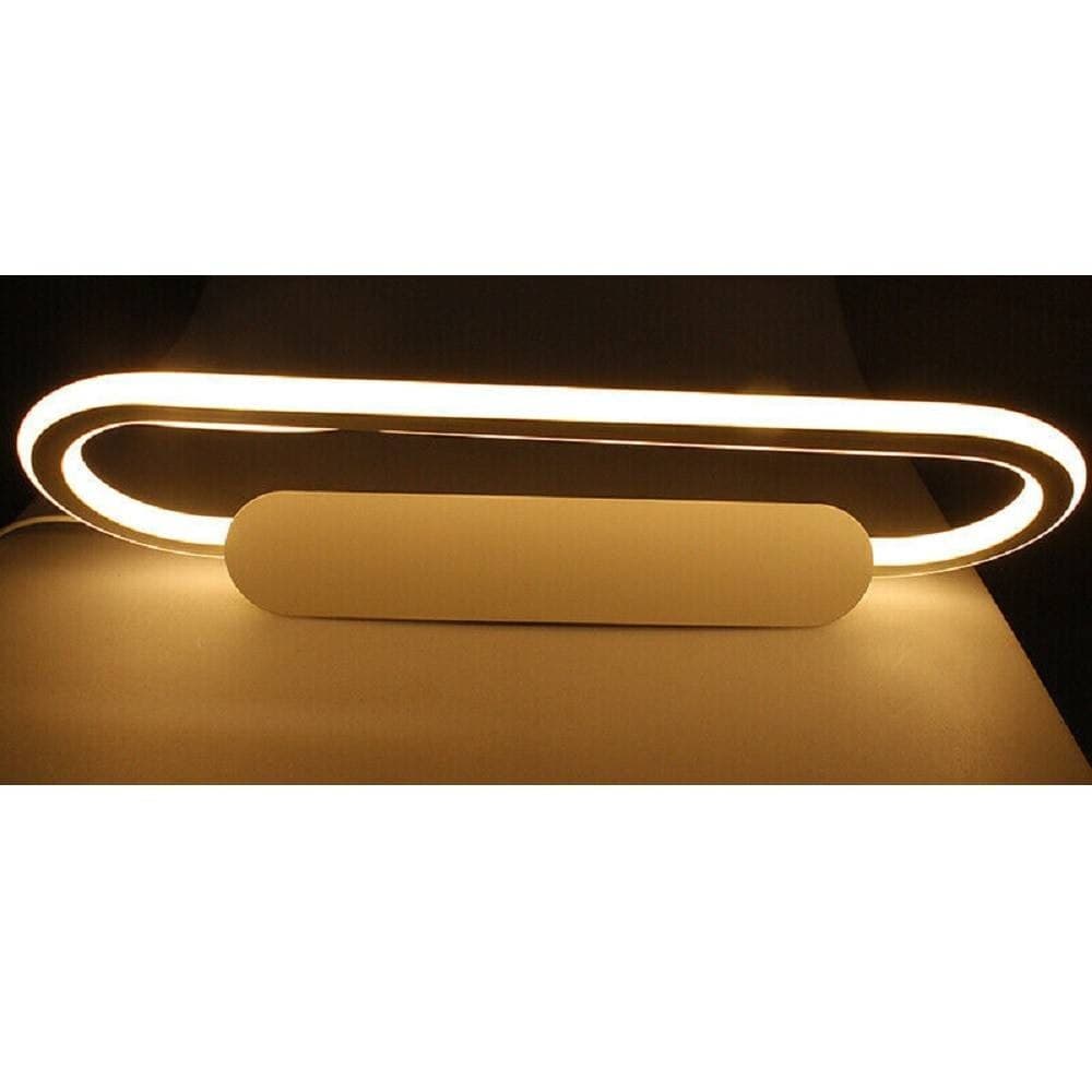 APPLIQUE LED LAMPADA DA SPECCHIO 16W OVALE BAGNO LUCE 3000K 6500K 4000K 45CM F06 - 5