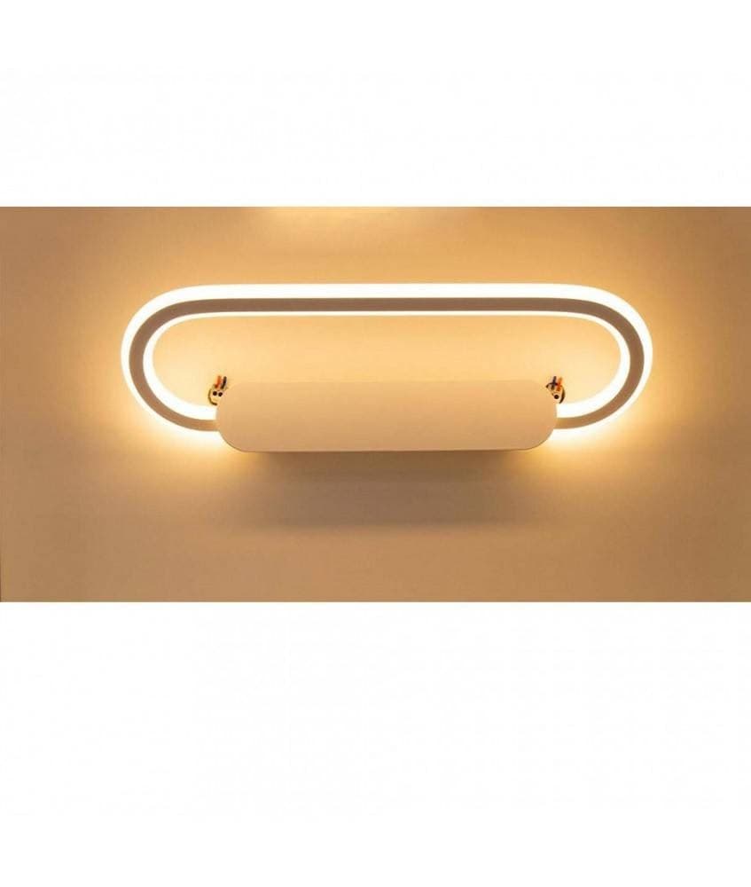 APPLIQUE LED LAMPADA DA SPECCHIO 16W OVALE BAGNO LUCE 3000K 6500K 4000K 45CM F06 - 7