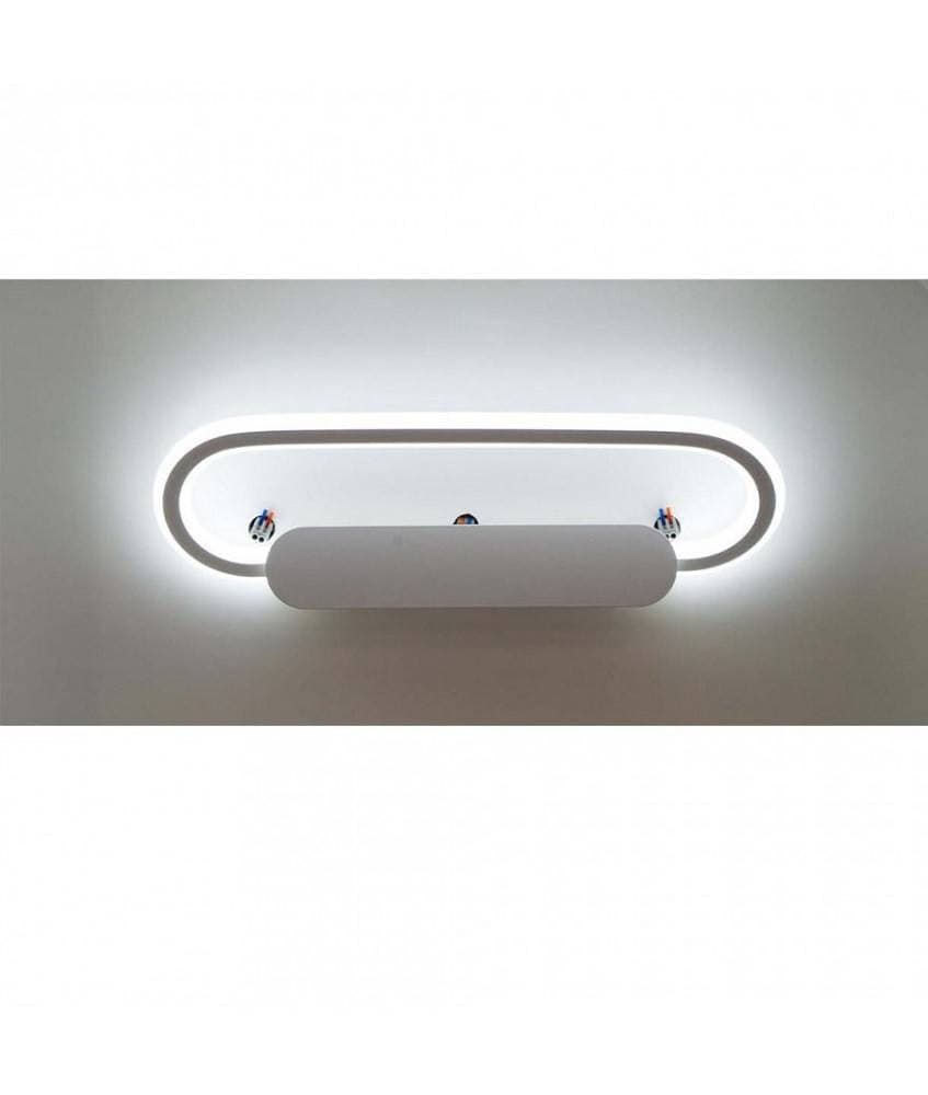APPLIQUE LED LAMPADA DA SPECCHIO 16W OVALE BAGNO LUCE 3000K 6500K 4000K 45CM F06 - 8