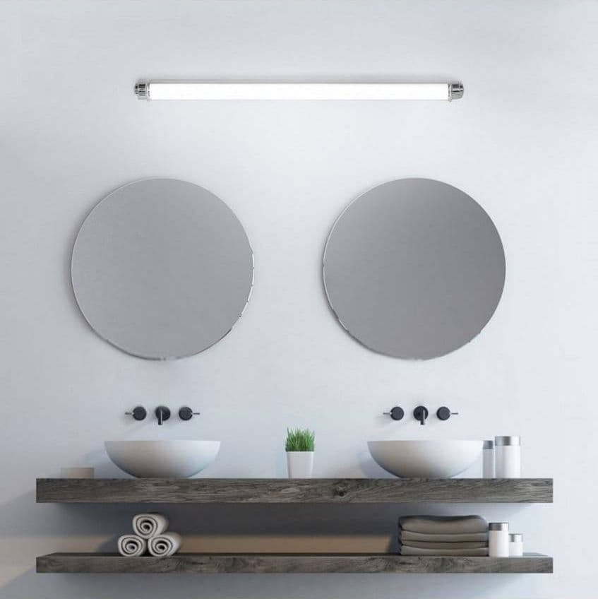 APPLIQUE LAMPADA DA SPECCHIO LINEARE BAGNO ORIENTABILE 9W LUCE 4000K 6500K F01 - 3