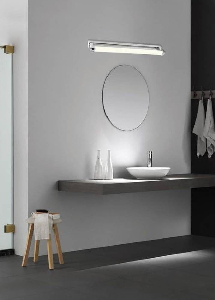 APPLIQUE LAMPADA DA SPECCHIO LINEARE BAGNO ORIENTABILE 9W LUCE 4000K 6500K F01 - 5