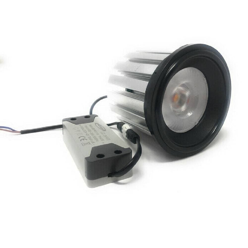 FARETTO LED AR111 30WATT NERO LUCE BIANCA FREDDA CALDA NATURALE 2700LM AR111-01N - 4