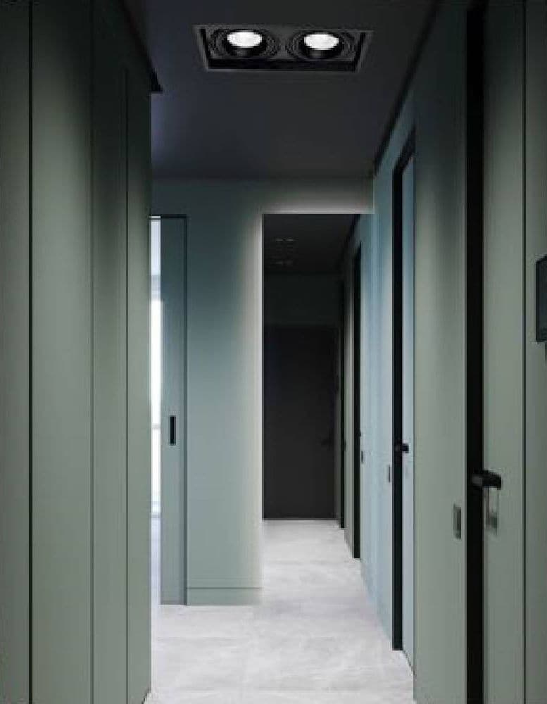 FARETTO LED AR111 30WATT NERO LUCE BIANCA FREDDA CALDA NATURALE 2700LM AR111-01N - 5