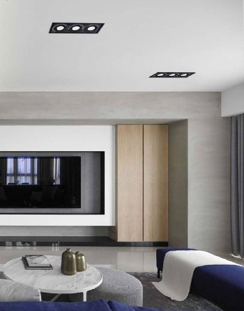FARETTO LED AR111 30WATT NERO LUCE BIANCA FREDDA CALDA NATURALE 2700LM AR111-01N - 6
