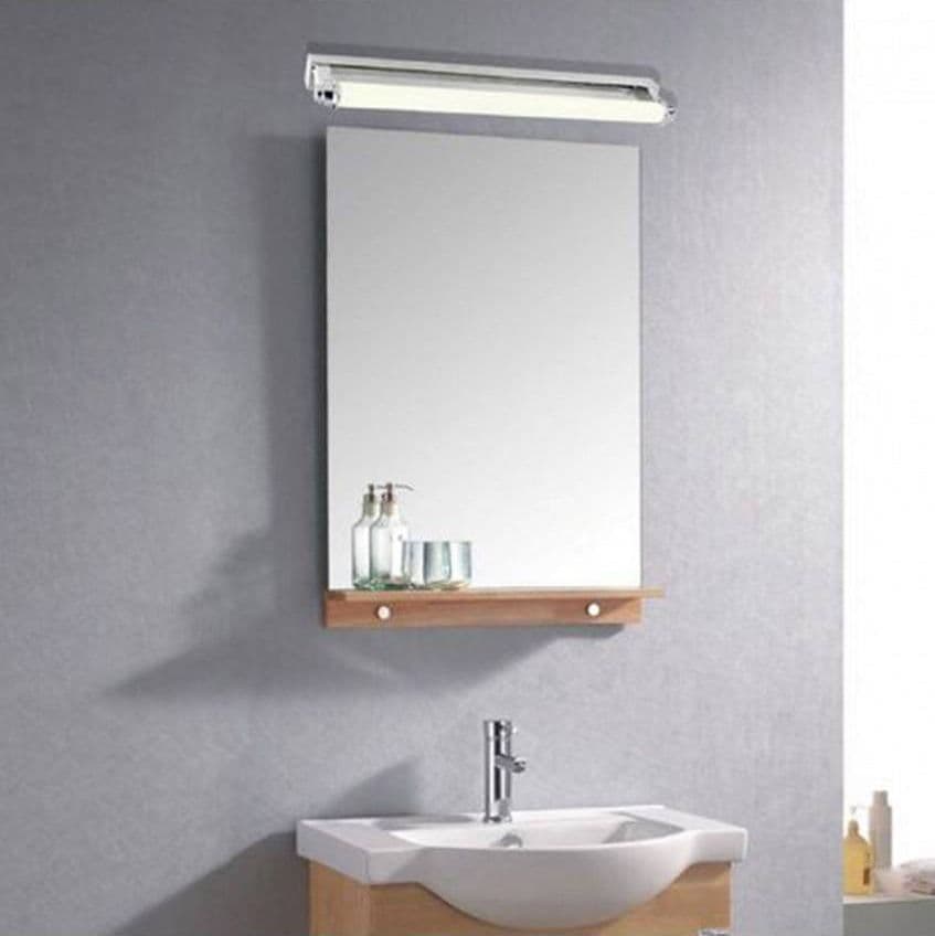 APPLIQUE LED LAMPADA DA SPECCHIO LINEARE 7 WATT 45CM BAGNO LUCE 4000K 6500K F02 - 4