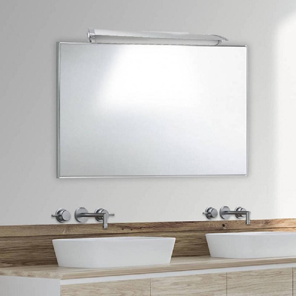 LAMPADA APPLIQUE DA PARETE 12 WATT LUCE PER SPECCHIO TRIPLA COLORAZIONE 41CM F10 - 2